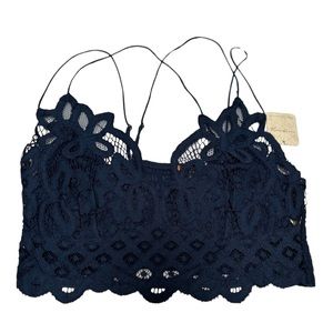Free People intimately Women's Adella Bralette navy blue size S